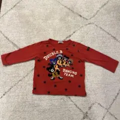 DOUBLE.B 赤 長袖Tシャツ 90cm