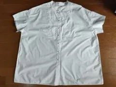 FREAK'S STORE ピンタックオーバーサイズ ブラウス ホワイト 半袖
