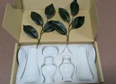 陶器 神具セット 7点 ミニサイズ