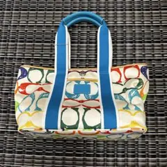 Coach コーチ シグネチャー カラフル トートバッグ