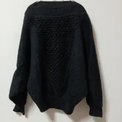 96ss COMME des GARCONS HOMME 麻サマーニットネイビー - メルカリ
