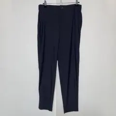 コムサ テーパードパンツ 裾細 L ナイロン 通勤