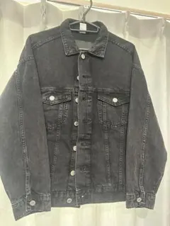 ダークグレー デニムジャケット