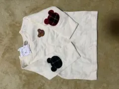 ミキハウス　ホットビスケッツ　長袖Tシャツ 80cm アイボリー