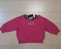 新品　LOVE BOAT ピンク トレーナー 　裏起毛　100㎝