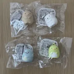 すみっコぐらし ミニミニラバーマスコット 4個セット プライズ