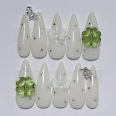 y2k ネイルチップ　ウィッシュコア　平成女児　ワンホン　ピアスネイル　星