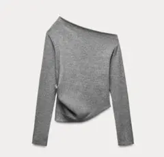 ZARA アシンメトリートップス