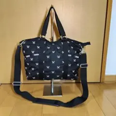 レスポートサック ショルダーバッグ トートバッグ リボン柄 鍵 2way