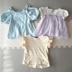 100cm プティマイン 半袖 Tシャツ 3点セット
