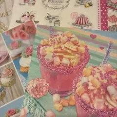 冬のカフェ ペーパーナプキン デコパージュ作品 - メルカリ
