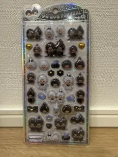 モンチッチ うるちゅる POP SEAL モノトーン 白黒 ステッカー