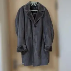 ブラウン ロングコート 着丈100