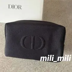 DIOR／【ブラック】スクエアポーチ　ノベルティ　ディオール