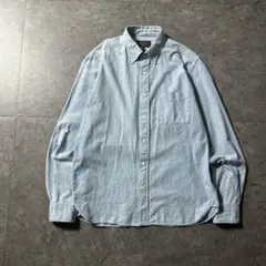 BEAMS PLUS ビームスプラス シャンブレーシャツ サックス M 日本製