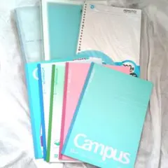 キャンパスノート　ルーズリーフ　バインダー　セット
