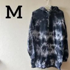 タイダイデザイン フード付きパーカー M