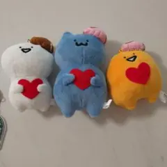 【3体セット】お文具といっしょ 耳はえたぬいぐるみ