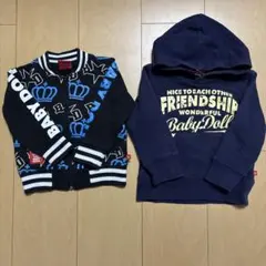 BABYDOLL アウター＆トレーナー　2点セット　80㎝