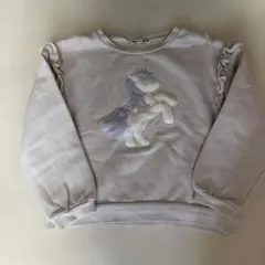 any FAM ユニコーン刺繍 トレーナー 120