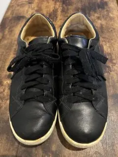 visvim レザー スニーカー BLACK /US9