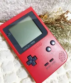 【ゲームボーイポケット レッド】任天堂　本体のみ　ジャンク品