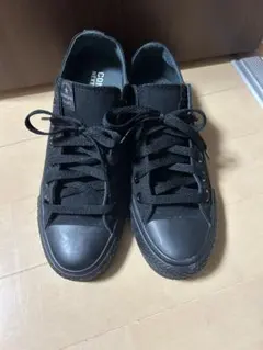 【美品】コンバース ネクスター スニーカー オールブラック 黒 23.5cm