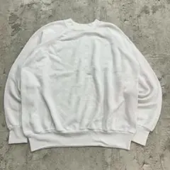 k*o様 ヴィンテージスウェット　無地　トップス　長袖　古着　ホワイト　白　L