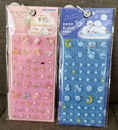 な*お様 【正規品】ドロップブロックシール シマエナガ　もぐにゃん タイルシール