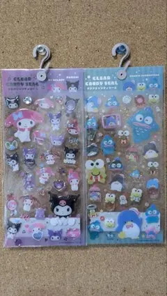 最終値下げ。サンリオ　クリアキャンディシール2枚セット