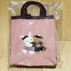 丹生会限定】ファミリア ピンク ツイード 羊革 トートバッグ - メルカリ