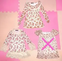 送料￥０♡Honeys ハニーズ フラワーワンピース＆トップス