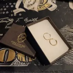 松*ツ様 AVALANCHE 10K イエローゴールド フープピアス 9mm - メルカリ