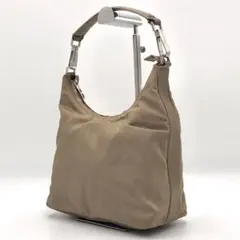 グッチ ワンショルダー ホーボー ハンドバッグ 肩掛け シルバー金具のサムネイル