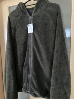 SOPHNET. ソフネット フード付きフリースジャケット オリーブ riri