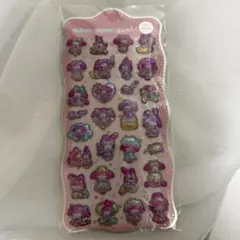 プ*読様 マイメロディー　オーロラぷくぷくシール