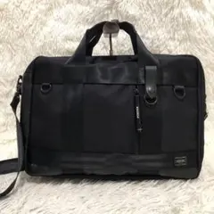 新品同様✨ポーター ヒート　3way ビジネス　ショルダーバッグ リュック　黒