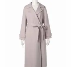 新品 アプワイザーリッシェ バックフレアステンカラーコート ウール88%