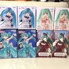 【新品・未開封】初音ミク フィギュア 3種類 8体 まとめ売り セット
