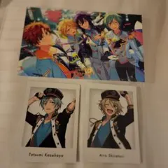 コンビニ払✕　あんスタ　展示会　ポストカード　ALKALOID