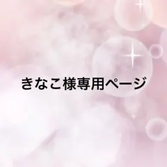 きなこ様専用ページ