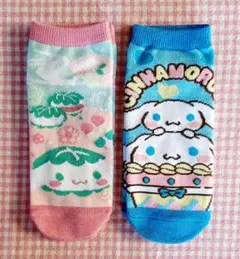 シナモロールソックス2足セット 22~25cm