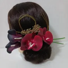 髪飾り4パーツ　成人式　卒業　ヘッドドレス