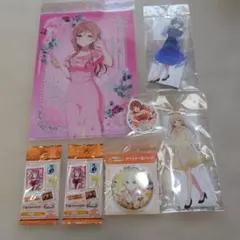 学園アイドルマスター アクスタ 秦谷美鈴 藤田ことね クリアファイル他