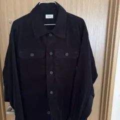 The Craft Crew コーデュロイシャツジャケット ブラックのサムネイル