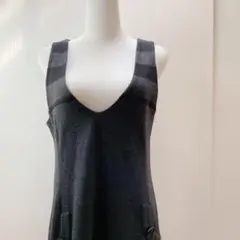 美品　デヴィジオ　L 　ブラック　ウール100%　ミニワンピース 日本製