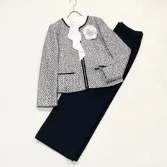 極美品 セレモニースーツ ママ 入学式 卒園式 フォーマル XL