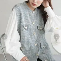 ディスコート　ニットベスト