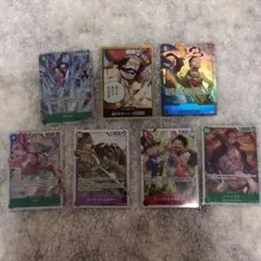 パラレル2枚 サンジ ミスター3 ドン金枠 ロジャー ウタ エース&サボ&ルフィ