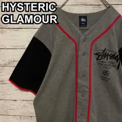 1027【入手困難】ステューシー♤ビッグロゴ　半袖シャツ　ワールドツアー　美品